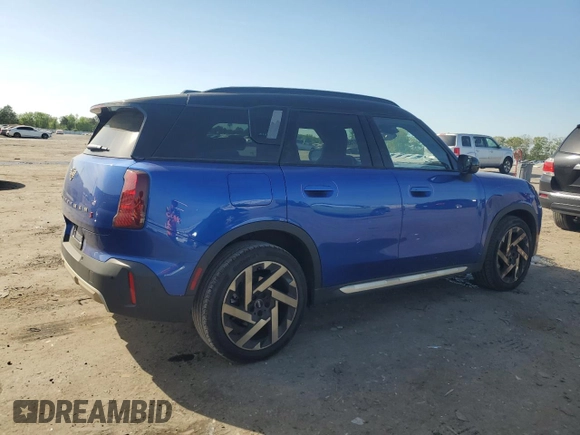 2025 MINI Countryman S z VIN WMZ23GA02S7P72579, wystawiony jako Copart lot #54301755 z przebiegiem 7 672 mil mil oraz Szkoda całkowita • Salvage title. Historia ofert i sprzedaży dostępna na DreamBid. Obrazek 3.