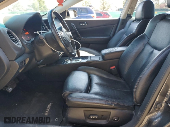 2010 Nissan Maxima SV with VIN 1N4AA5AP1AC871408, listed as a Copart auction lot 50430555 with 191,086 mi miles and Salvage title. Bid and sale history available at DreamBid. Image 7.