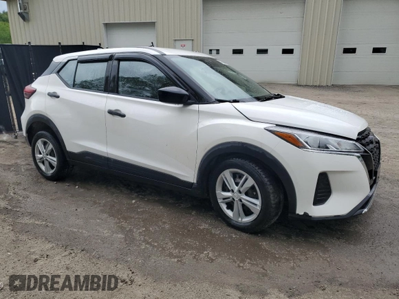 2021 Nissan Kicks S z VIN 3N1CP5BV5ML549901, wystawiony jako Copart lot #58055175 z przebiegiem 67 273 mil mil oraz Szkoda całkowita • Salvage title. Historia ofert i sprzedaży dostępna na DreamBid. Obrazek 4.