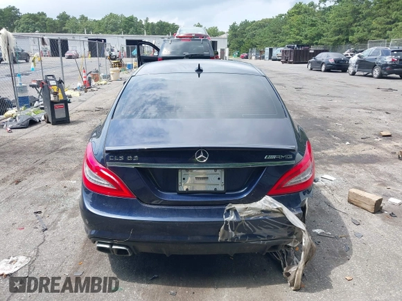2012 Mercedes-Benz CLS-Class CLS 63 AMG with VIN WDDLJ7EB2CA056734, listed as a IAAI auction lot 40153018 with 34,476 mi miles. Bid and sale history available at carsss.com. Image 16.
