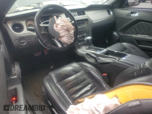 2012 Ford Mustang Premium with VIN 1ZVBP8AM5C5251993, listed as a Copart auction lot 51277945 with 154,777 mi miles and Salvage title. Bid and sale history available at DreamBid. Image 8.