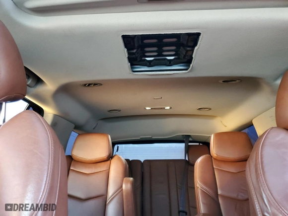 2017 Cadillac Escalade Premium Luxury with VIN 1GYS3CKJ4HR337750, listed as a Copart auction lot 87628035 with 107,142 mi miles and Clean Title. Bid and sale history available at carsss.com. Image 10.