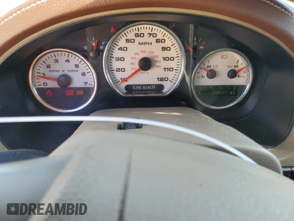 2008 Ford F-150 XLT with VIN 1FTPW12V78KC54557, listed as a Copart auction lot 47036005 with 230,057 mi miles and Salvage Title. Bid and sale history available at carsss.com. Image 9.