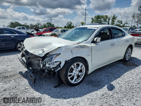 2014 Nissan Maxima S z VIN 1N4AA5AP9EC908047, wystawiony jako Copart lot #58530495 z przebiegiem 134 152 mil mil oraz Szkoda całkowita • Salvage title. Historia ofert i sprzedaży dostępna na DreamBid. Obrazek 1.