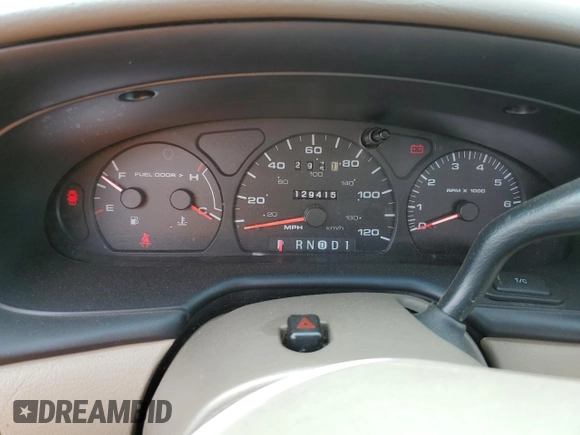 2001 Ford Taurus SES with VIN 1FAFP55S61G184193, listed as a Copart auction lot 49190475 with 129,415 mi miles and Salvage Title. Bid and sale history available at DreamBid. Image 9.