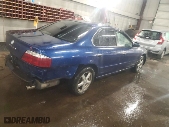 2002 Acura TL Type S w/Navigation with VIN 19UUA56902A059534, listed as a Copart auction lot 84731144 with 220,743 mi miles and Salvage Title. Bid and sale history available at carsss.com. Image 3.