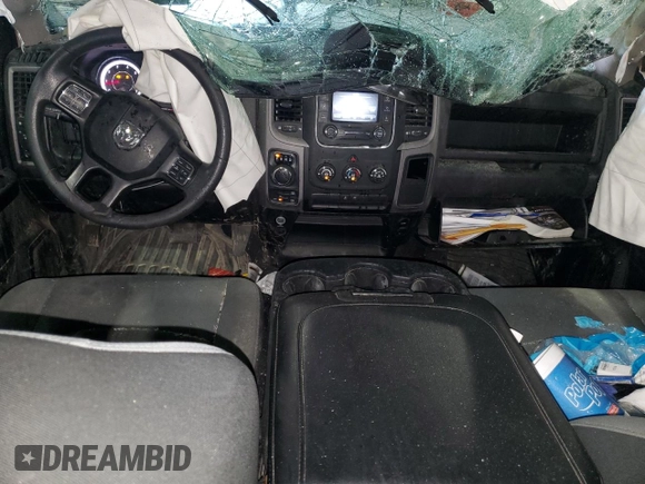 2022 Ram 1500 Tradesman with VIN 1C6RR7FG3NS183990, listed as a Copart auction lot 56176945 with 90,927 mi miles and Salvage title. Bid and sale history available at DreamBid. Image 8.