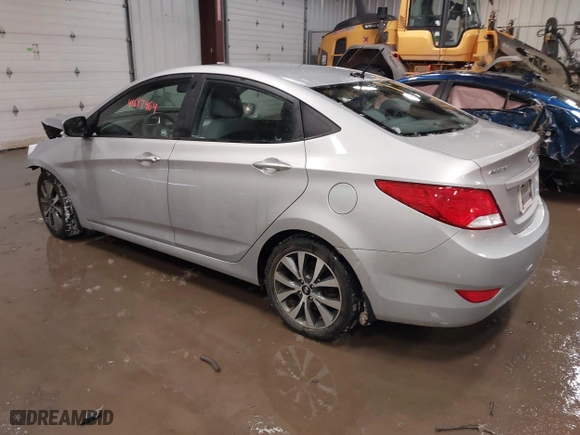 2017 Hyundai Accent SE with VIN KMHCT4AE7HU347198, listed as a IAAI auction lot 41617464 with 61,403 mi miles. Bid and sale history available at carsss.com. Image 3.