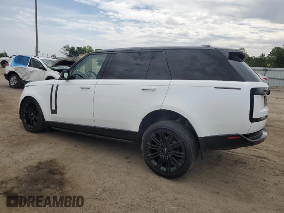 2024 Land Rover Range Rover SE with VIN SALKPBFU4RA209767, listed as a Copart auction lot 55828995 with 15,212 mi miles and Salvage title. Bid and sale history available at DreamBid. Image 2.