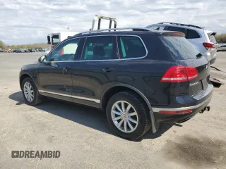 2017 Volkswagen Touareg Sport with VIN WVGEF7BP9HD004779, listed as a Copart auction lot 53530135 with 224,866 mi miles and Clean Title. Bid and sale history available at DreamBid. Image 2.