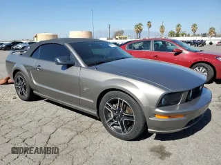 2005 Ford Mustang GT Deluxe with VIN 1ZVHT85H455210633, listed as a Copart auction lot 46673195 with 191,796 mi miles and Clean Title. Bid and sale history available at DreamBid. Image 4.