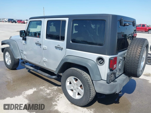 2010 Jeep Wrangler Unlimited Sport with VIN 1J4BA3H17AL211887, listed as a IAAI auction lot 41778324 with 185,626 mi miles. Bid and sale history available at carsss.com. Image 3.