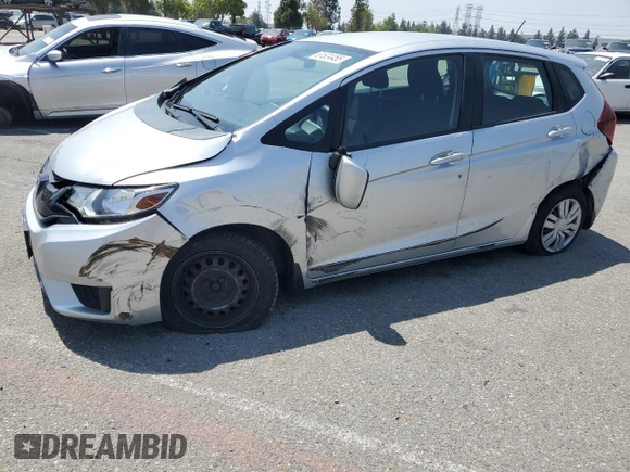 2015 Honda Fit LX with VIN 3HGGK5H55FM748370, listed as a Copart auction lot 61524455 with 87,235 mi miles and Salvage title. Bid and sale history available at DreamBid. Image 1.