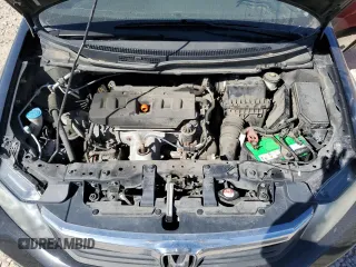 2012 Honda Civic LX with VIN 2HGFB2F57CH604861, listed as a Copart auction lot 50294515 with 130,214 mi miles and Salvage Title. Bid and sale history available at DreamBid. Image 12.