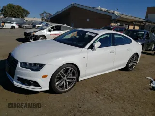2016 Audi S7 with VIN WAUW2BFCXGN019960, listed as a Copart auction lot 77108064 with 54,635 mi miles and Salvage Title. Bid and sale history available at carsss.com. Image 1.