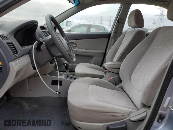 2008 Kia Spectra SX with VIN KNAFE121385553406, listed as a Copart auction lot 82035564 with 115,435 mi miles and Salvage Title. Bid and sale history available at carsss.com. Image 7.