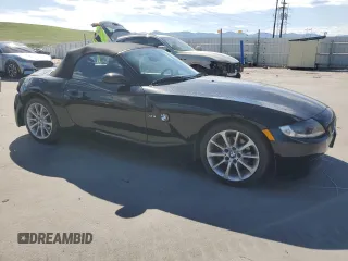 2007 BMW Z4 3.0i with VIN 4USBU33567LW71567, listed as a Copart auction lot 56680695 with 95,138 mi miles and Salvage title. Bid and sale history available at DreamBid. Image 4.