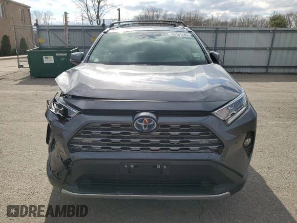 2020 Toyota RAV4 Hybrid Limited with VIN JTMDWRFV9LD066664, listed as a Copart auction lot 50167245 with 25,348 mi miles and Salvage Title. Bid and sale history available at carsss.com. Image 5.