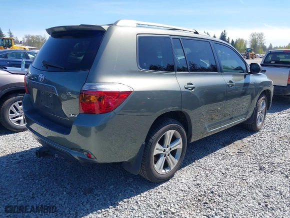 2009 Toyota Highlander Sport with VIN JTEES43A692121575, listed as a IAAI auction lot 42019383 with 171,076 mi miles. Bid and sale history available at carsss.com. Image 4.