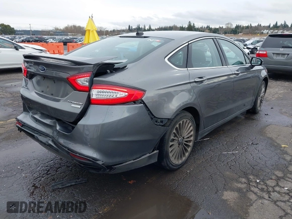 2014 Ford Fusion Titanium with VIN 3FA6P0K9XER271369, listed as a IAAI auction lot 41622854 with 187,471 mi miles. Bid and sale history available at carsss.com. Image 4.