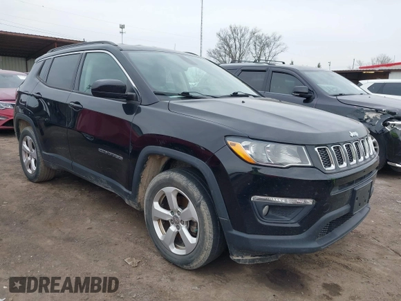 2017 Jeep Compass Latitude with VIN 3C4NJCBB0HT652764, listed as a IAAI auction lot 41963296 with 141,338 mi miles and . Bid and sale history available at DreamBid. Image 1.