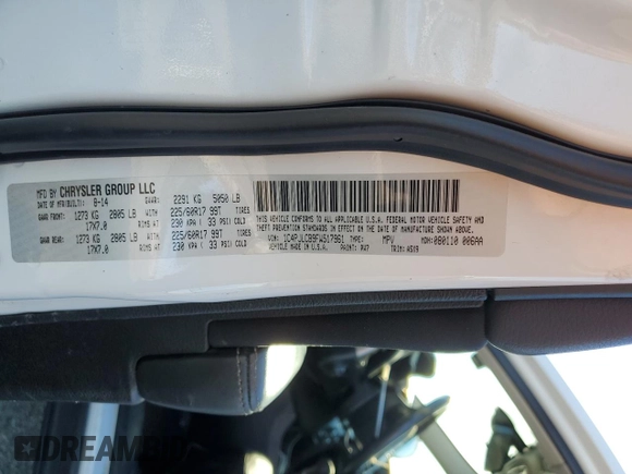 2015 Jeep Cherokee Latitude with VIN 1C4PJLCB9FW517961, listed as a Copart auction lot 41795735 with 131,089 mi miles and Salvage Title. Bid and sale history available at carsss.com. Image 13.