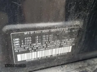 2013 Subaru Legacy Limited with VIN 4S3BMBL65D3021262, listed as a Copart auction lot 63985815 with 123,343 mi miles and Clean title. Bid and sale history available at DreamBid. Image 12.