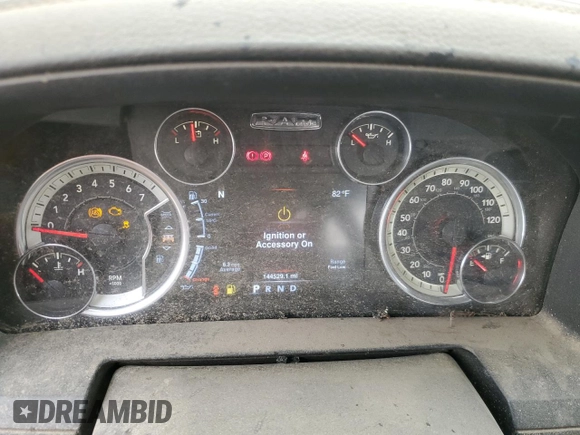 2016 Ram 1500 Sport z VIN 1C6RR7MT0GS298856, wystawiony jako Copart lot #54054165 z przebiegiem 144 529 mil mil oraz Szkoda całkowita • Salvage title. Historia ofert i sprzedaży dostępna na DreamBid. Obrazek 9.
