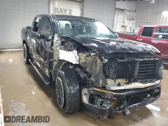 2018 Nissan Titan S with VIN 1N6AA1E54JN545065, listed as a Copart auction lot 50881645 with 28,892 mi miles and Salvage title. Bid and sale history available at DreamBid. Image 4.