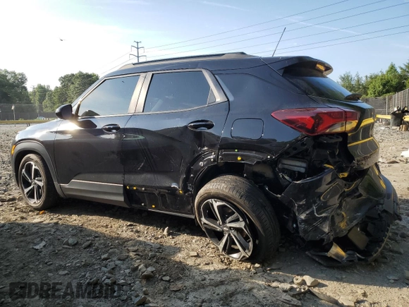 2022 Chevrolet TrailBlazer RS with VIN KL79MUSL5NB082536, listed as a Copart auction lot 64905334 with 35,872 mi miles and Salvage Title. Bid and sale history available at DreamBid. Image 2.
