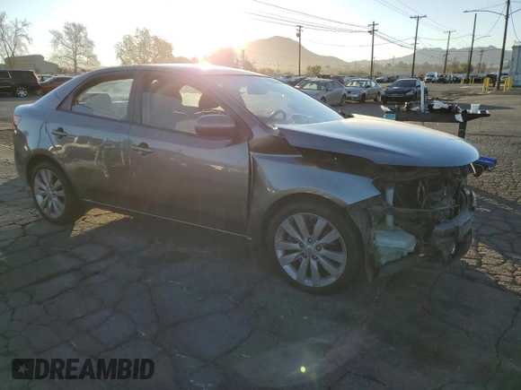 2012 Kia Forte SX with VIN KNAFW4A38C5527362, listed as a Copart auction lot 88946585 with 129,317 mi miles and Salvage Title. Bid and sale history available at carsss.com. Image 4.