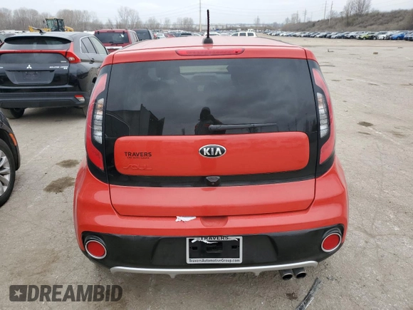 2018 Kia Soul ! with VIN KNDJX3AA2J7552004, listed as a Copart auction lot 46005634 with 105,171 mi miles and Salvage Title. Bid and sale history available at carsss.com. Image 6.