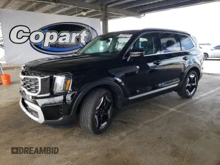 2025 Kia Telluride S z VIN 5XYP64GC6SG585586, wystawiony jako Copart lot #56853485 z przebiegiem 12 252 mil mil oraz Szkoda całkowita • Salvage title. Historia ofert i sprzedaży dostępna na DreamBid. Obrazek 1.