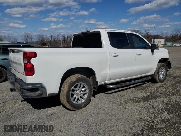 2021 Chevrolet Silverado 1500 LT with VIN 3GCUYDED1MG435401, listed as a Copart auction lot 50371615 with 23,616 mi miles and Salvage Title. Bid and sale history available at carsss.com. Image 3.