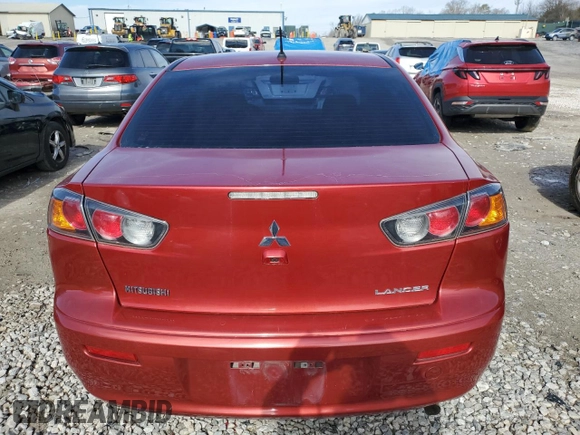 2017 Mitsubishi Lancer ES with VIN JA32U2FU8HU002553, listed as a Copart auction lot 45399815 with 136,502 mi miles and Salvage Title. Bid and sale history available at carsss.com. Image 6.