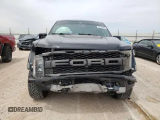 2021 Ford F-150 Raptor with VIN 1FTFW1RG9MFC63220, listed as a Copart auction lot 55026964 with 47,900 mi miles and Salvage Title. Bid and sale history available at carsss.com. Image 5.