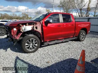 2023 Chevrolet Silverado 1500 LT with VIN 3GCUDDED2PG363916, listed as a Copart auction lot 46423705 with 23,323 mi miles and Salvage Title. Bid and sale history available at carsss.com. Image 1.
