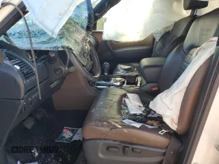 2020 Nissan Armada Platinum with VIN JN8AY2NFXL9361522, listed as a Copart auction lot 80917344 with Not Provided miles and Salvage Title. Bid and sale history available at carsss.com. Image 7.