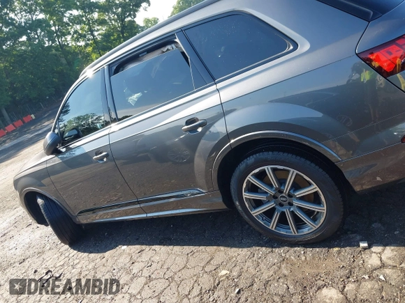 2022 Audi Q7 Premium Plus with VIN WA1LJBF77ND000677, listed as a IAAI auction lot 42265309 with 59,412 mi miles and . Bid and sale history available at DreamBid. Image 15.
