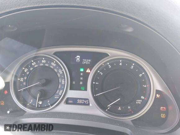 2008 Lexus IS 350 with VIN JTHBE262585020076, listed as a IAAI auction lot 41858756 with 98,045 mi miles and . Bid and sale history available at DreamBid. Image 7.