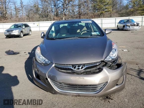 2013 Hyundai Elantra Limited with VIN 5NPDH4AE3DH255665, listed as a Copart auction lot 45544645 with 88,683 mi miles and Salvage Title. Bid and sale history available at DreamBid. Image 5.
