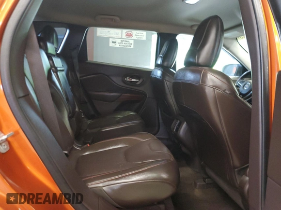 2015 Jeep Cherokee Trailhawk z VIN 1C4PJMBS8FW727992, wystawiony jako Copart lot #59799425 z przebiegiem 127 853 mil mil oraz Czysty tytuł • Clean title. Historia ofert i sprzedaży dostępna na DreamBid. Obrazek 11.