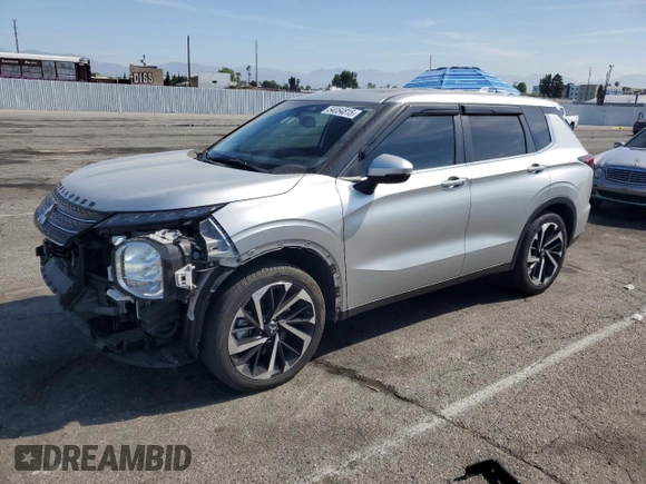 2023 Mitsubishi Outlander SE z VIN JA4J3UA83PZ061950, wystawiony jako Copart lot #54054815 z przebiegiem 31 763 mil mil oraz Szkoda całkowita • Salvage title. Historia ofert i sprzedaży dostępna na DreamBid. Obrazek 1.