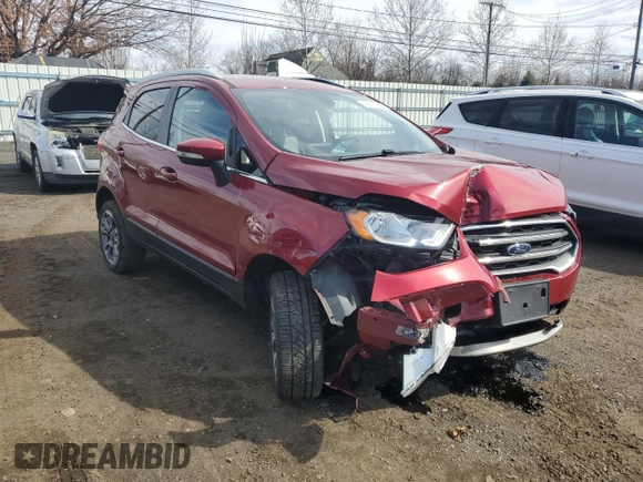 2021 Ford EcoSport Titanium z VIN MAJ6S3KL9MC395397, wystawiony jako Copart lot #49327885 z przebiegiem 46 786 mil mil oraz Szkody całkowita. Historia ofert i sprzedaży dostępna na DreamBid. Obrazek 4.