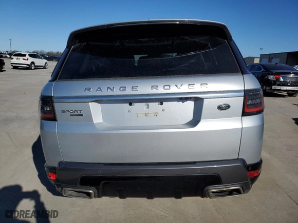 2019 Land Rover Range Rover Sport HSE with VIN SALWR2RV5KA842106, listed as a Copart auction lot 46494085 with 56,643 mi miles and Salvage Title. Bid and sale history available at carsss.com. Image 6.