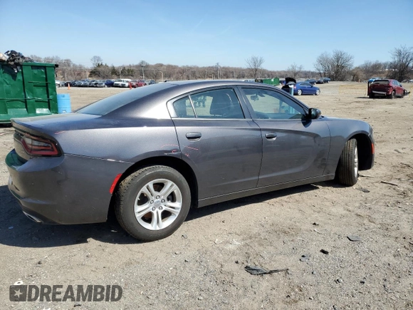 2022 Dodge Charger SXT with VIN 2C3CDXBG6NH219847, listed as a Copart auction lot 48360575 with 37,202 mi miles and Salvage Title. Bid and sale history available at DreamBid. Image 3.