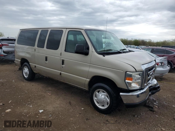 2008 Ford Econoline Passenger XL with VIN 1FBNE31LX8DB42236, listed as a Copart auction lot 55294215 with 150,809 mi miles and Salvage title. Bid and sale history available at DreamBid. Image 4.