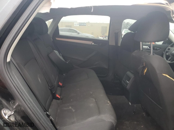 2012 Volkswagen Passat S w/Appearance with VIN 1VWAH7A36CC027198, listed as a Copart auction lot 86751154 with 0 mi miles and Salvage Title. Bid and sale history available at carsss.com. Image 10.