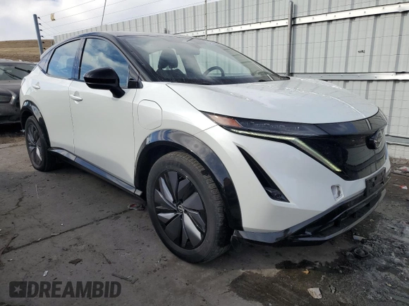 2023 Nissan ARIYA Evolve+ z VIN JN1DF0BB6PM709617, wystawiony jako Copart lot #43795565 z przebiegiem 13 012 mil mil oraz Nie do naprawy • Non repairable. Historia ofert i sprzedaży dostępna na DreamBid. Obrazek 4.
