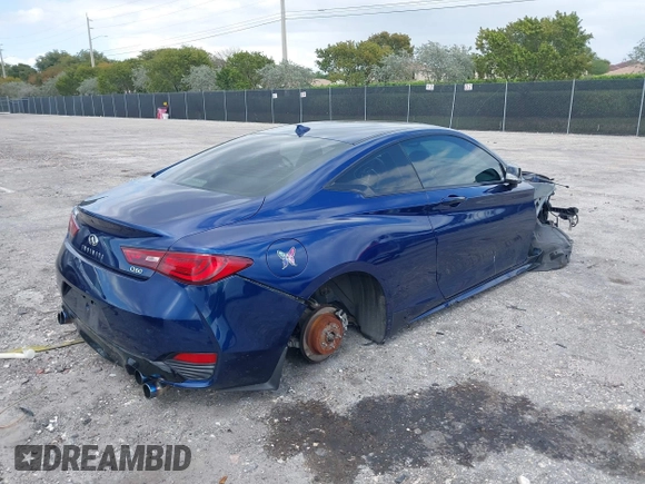 2017 Infiniti Q60 Sport with VIN JN1EV7EK2HM363661, listed as a IAAI auction lot 42016045 with 98,880 mi miles and . Bid and sale history available at DreamBid. Image 4.